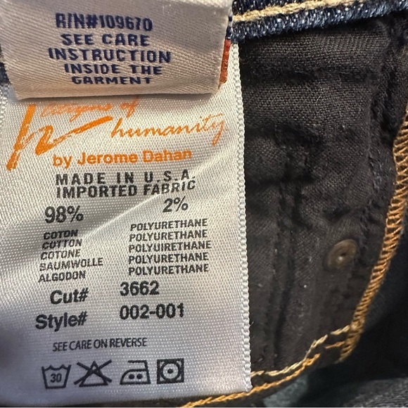 Citizens of Humanity Jeans Women's 25 Ingrid 002 Low Waist Flare USA Made(E5 - Picture 6 of 11